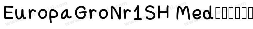 EuropaGroNr1SH Med字体转换